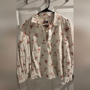 Vineyard Vines Corduroy Floral Shirt, Small